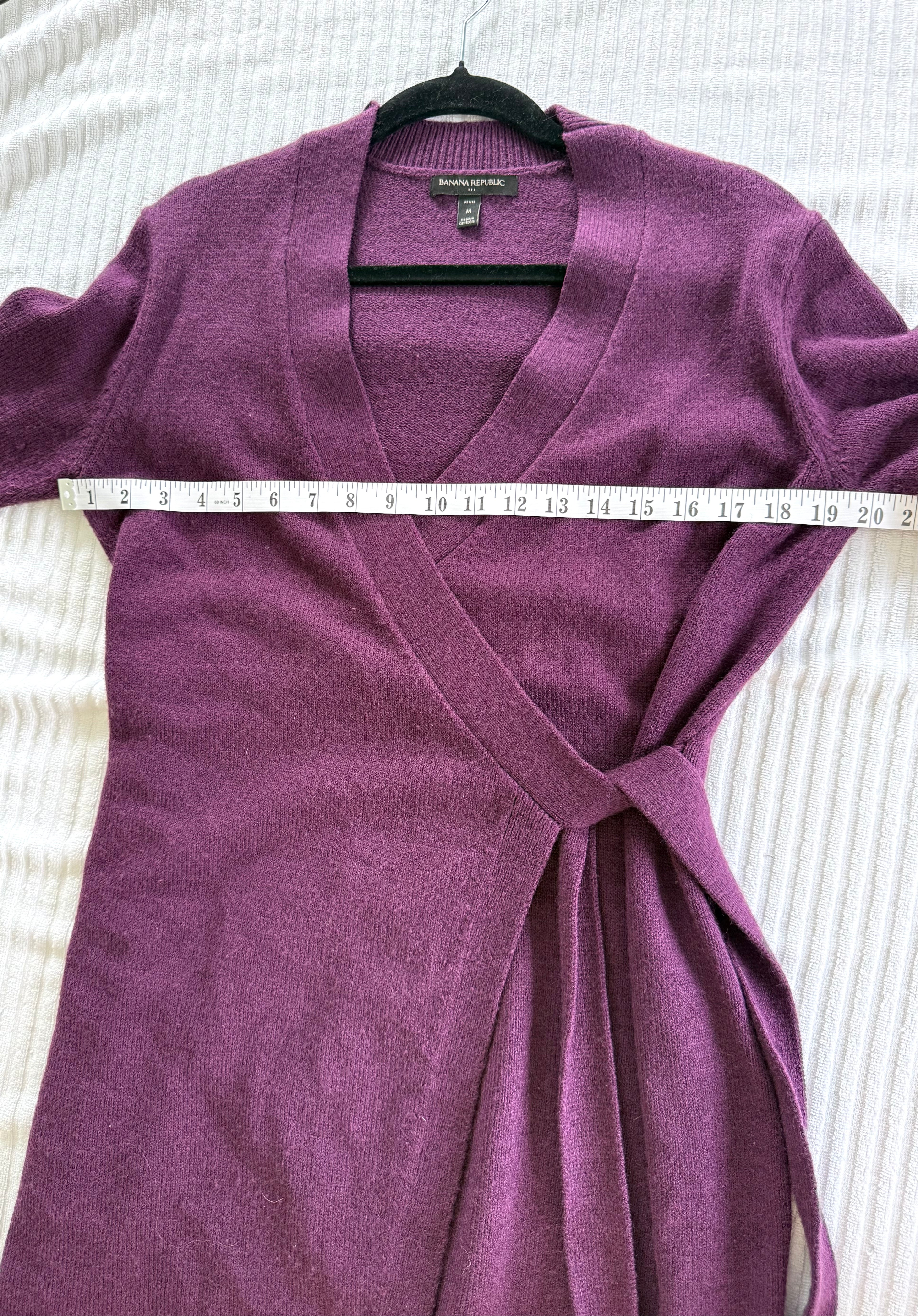 Banana Republic Knit Wrap Dress | Size L measuring 40" bust