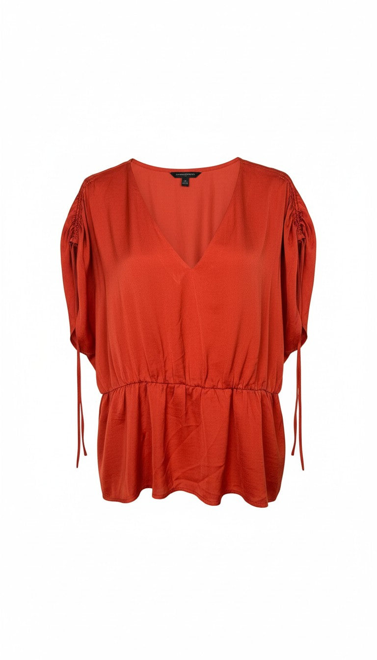  Banana Republic V-Neck Blouse | Size XL at Blue Sparrow Shop