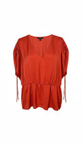  Banana Republic V-Neck Blouse | Size XL at Blue Sparrow Shop