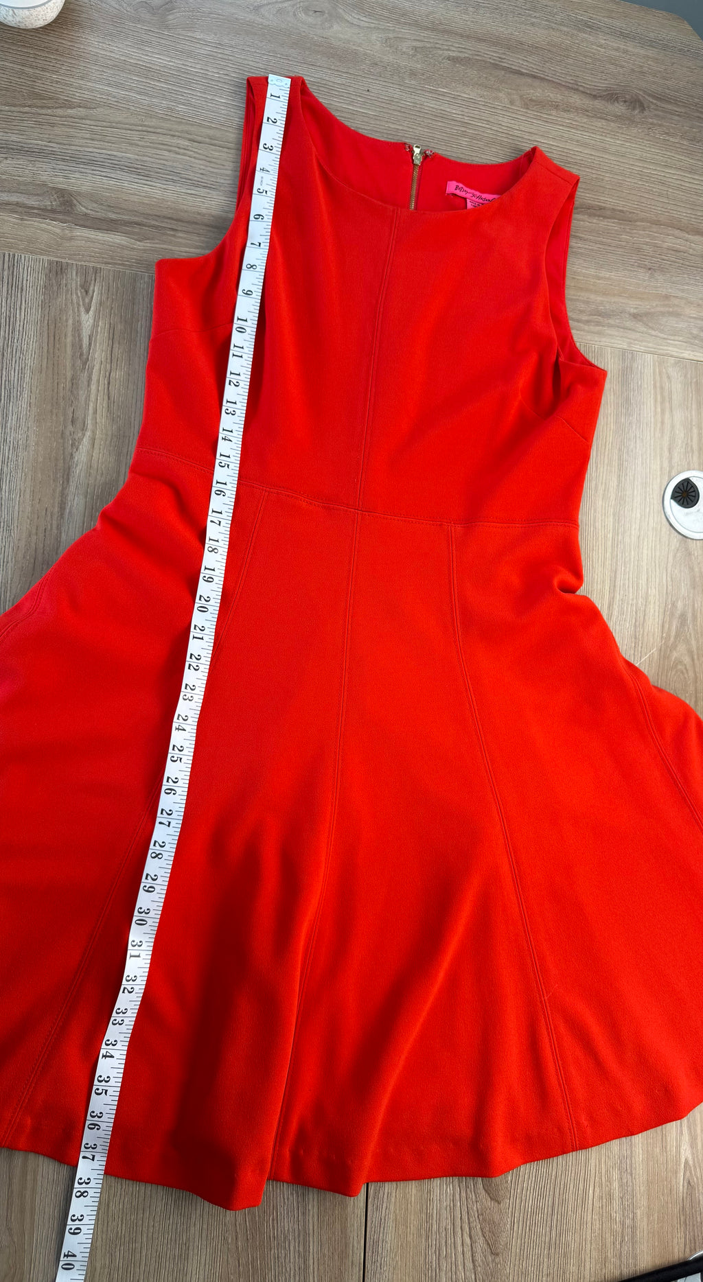 Betsey Johnson Cocktail dress with flare hem measuring 37" from shoulder to hem