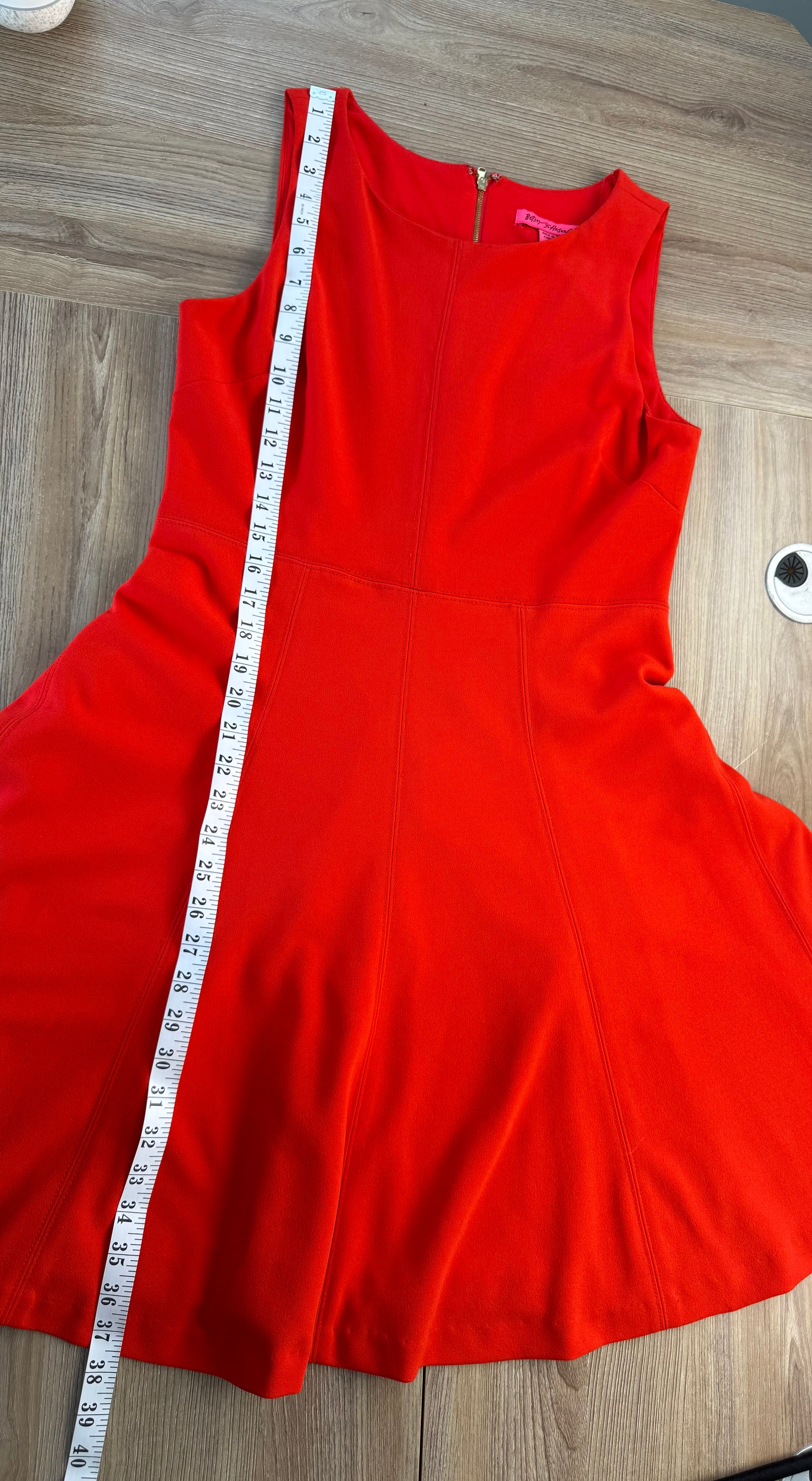 Betsey Johnson Cocktail dress with flare hem measuring 37" from shoulder to hem
