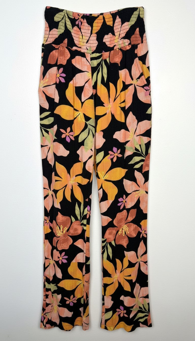 Billabong Wide Leg Pants with Smocked Waist at Blue Sparrow Shop main image