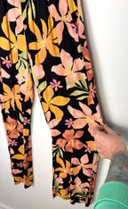 Billabong Wide Leg Pants with Smocked Waist at Blue Sparrow Shop photo showing how they fall