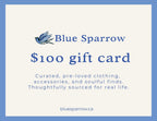 Blue Sparrow Gift Card