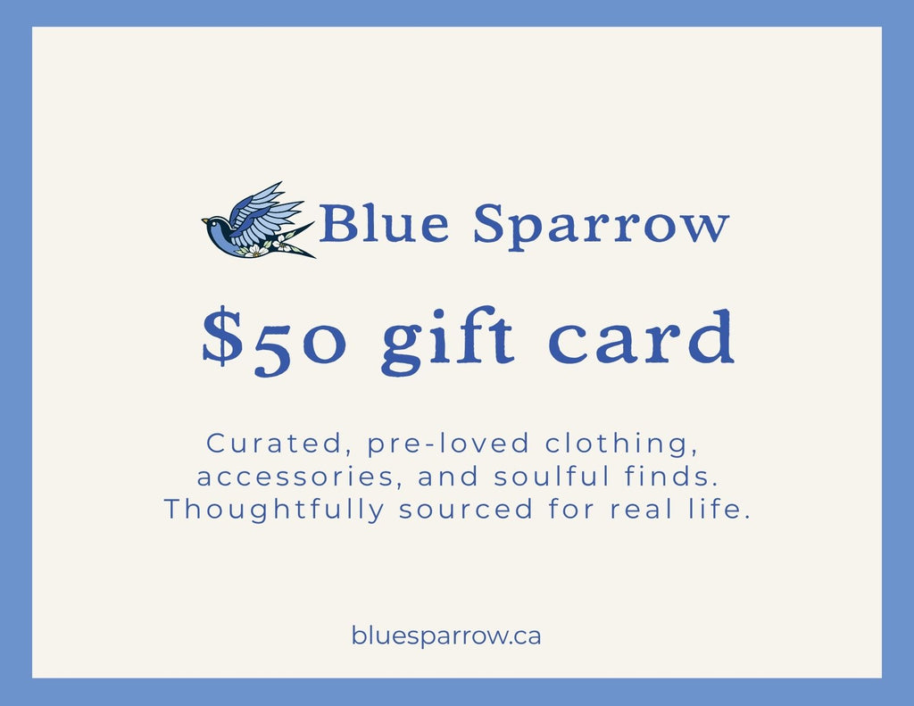 Blue Sparrow Gift Card