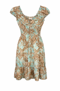 Boho_festival_dress_in_green_and_brown_at_Blue_Sparrow_Shop