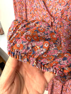 Boho floral dress by Sanctuary - cuff detail 