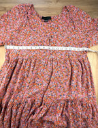 Boho floral festival dress measuring 38" bust 