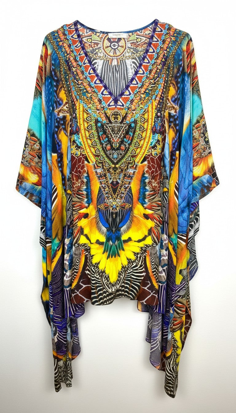 CAMILLA Australia 2015 100% Silk Kaftan | One Size at Blue Sparrow Shop
