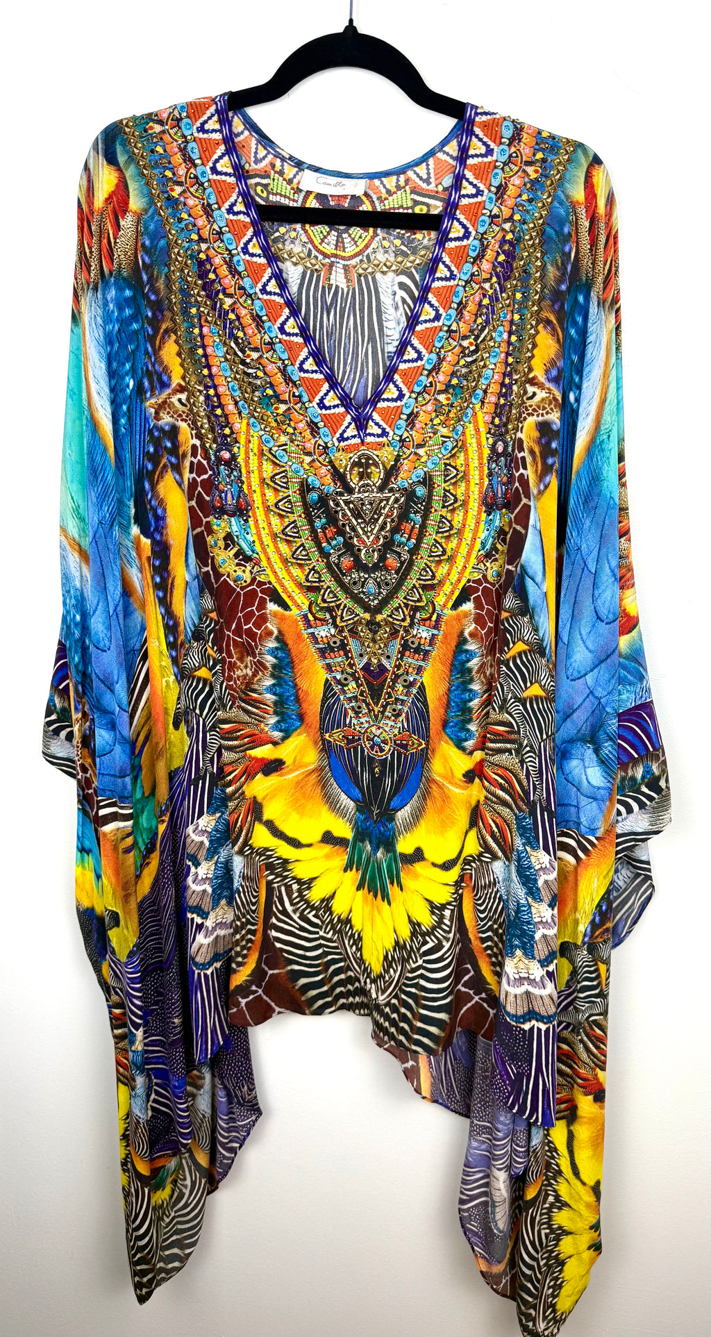 CAMILLA Australia 2015 Short Silk Kaftan 100% silk kaftan