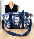 Cath Kidston Floral Weekender Bag  with mannequin to show size