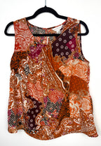 Christopher & Banks Bohemian Sleeveless Top on hanger
