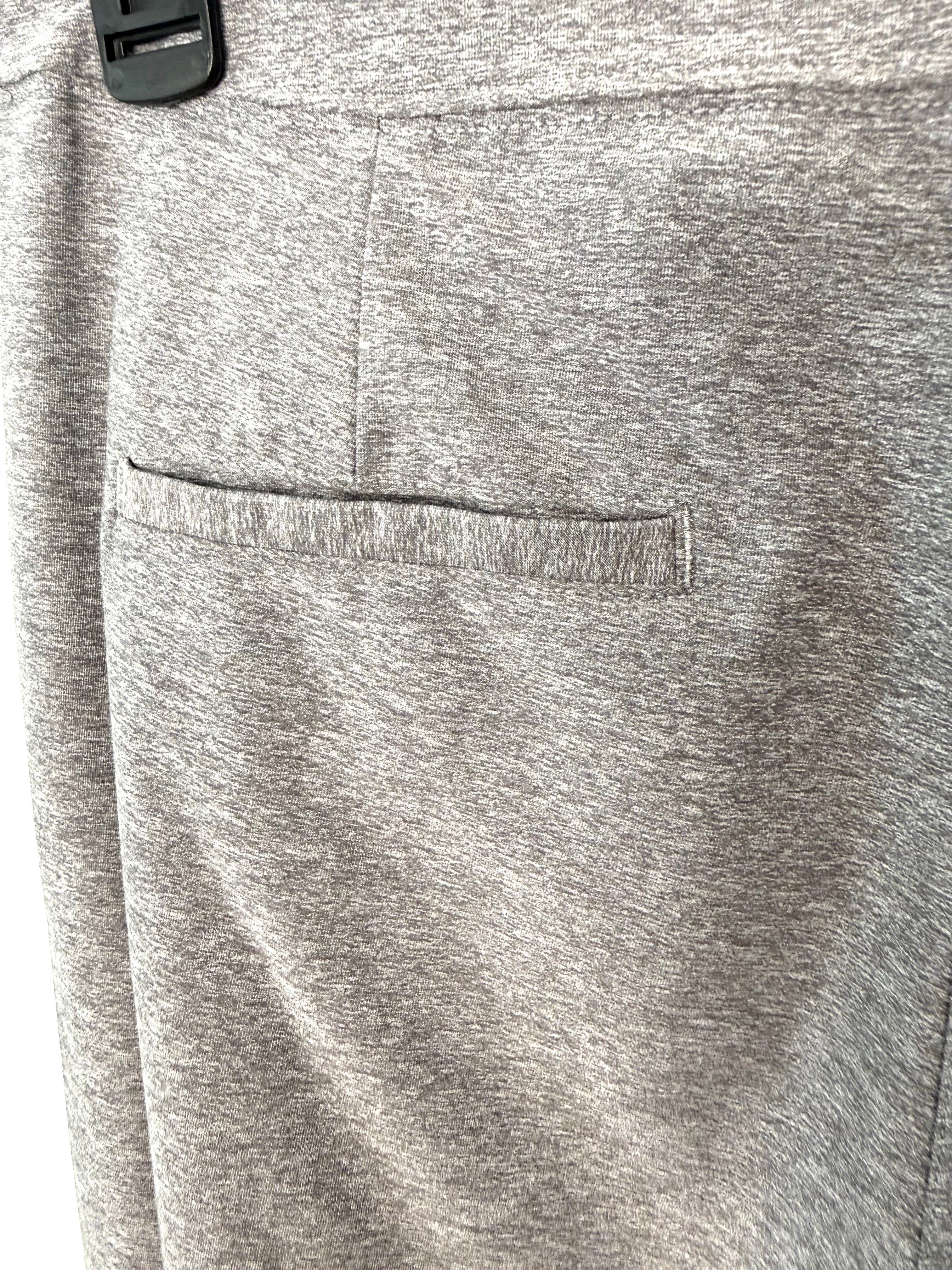 Lululemon women’s grey lounge pant back pocket detail