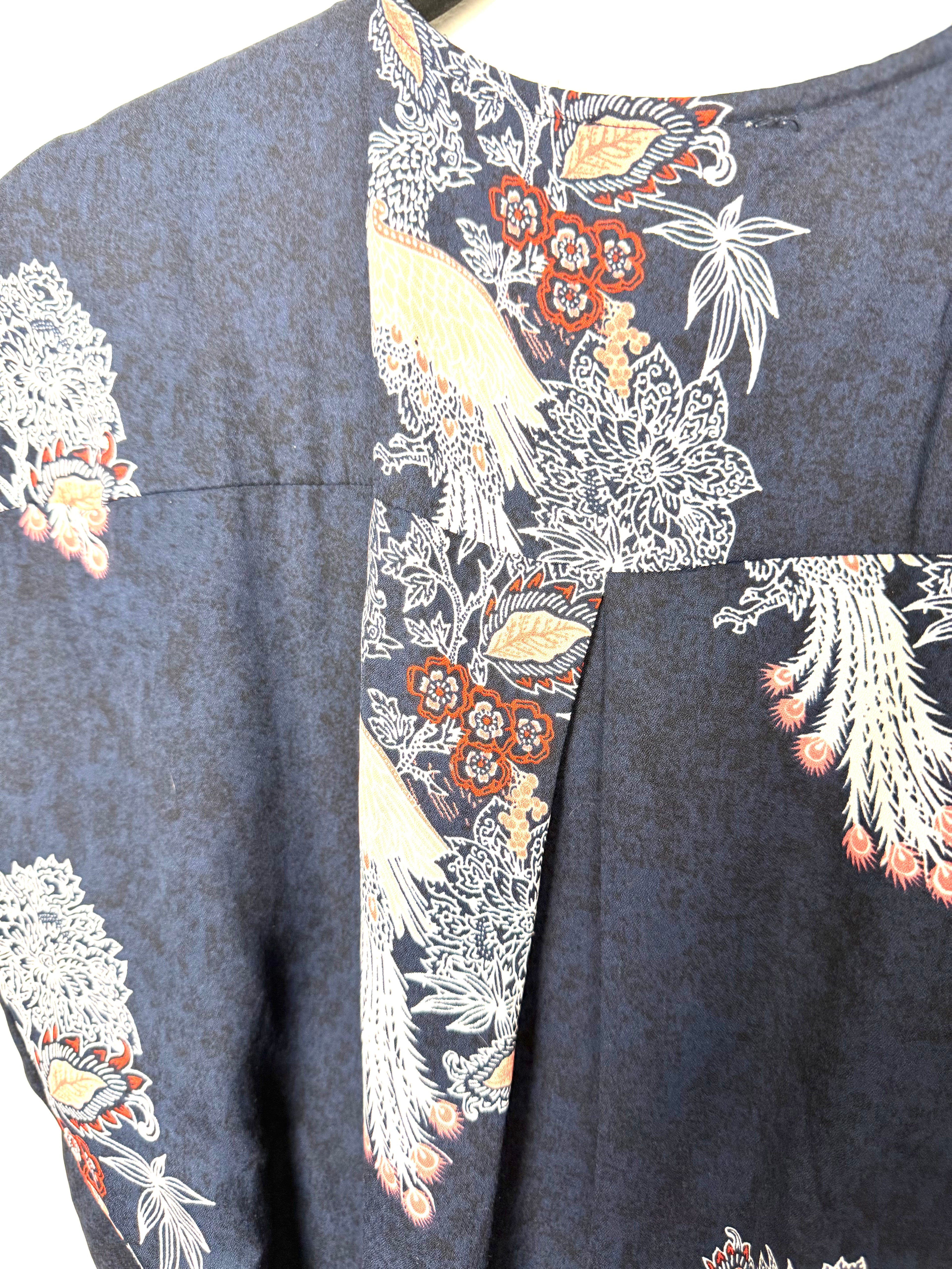 Close up of back of Vera moda wrap dress