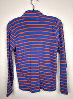 Coastal Preppy L.L. Bean Quarter Zip Pullover back view on hanger