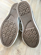 Converse rubber outsole tread pattern showing no wear and good condition.