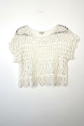 Crochet Boho Layering Top | One Size at Blue Sparrow Shop