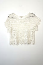Crochet Boho Layering Top | One Size at Blue Sparrow Shop