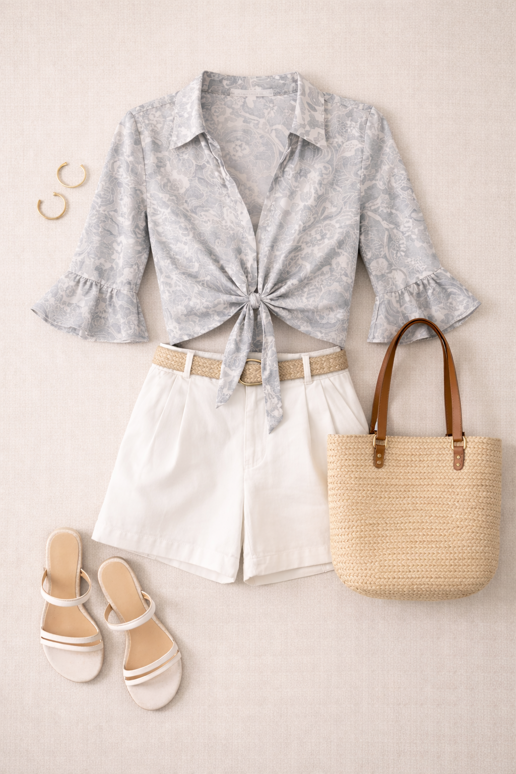 Cropped Chiffon Bolero Jacket | Size L at Blue Sparrow Shop on flatlay