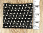 Crystal Rhinestone Wide Cuff Bracelet at Blue Sparrow Shop  measuring 3.5" wide