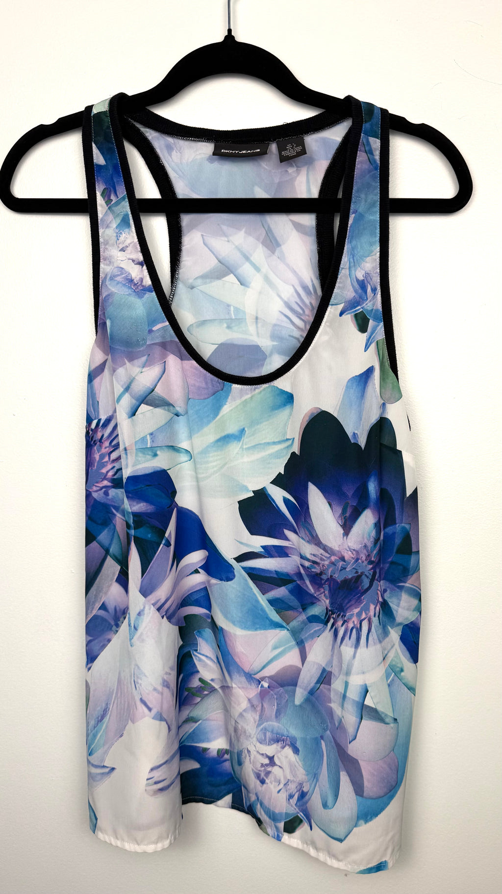 DKNY Jeans Floral Tank Top  on hanger