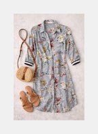 Denim Hunter Shirt Dress at Blue Sparrow Shop lifestyle brand