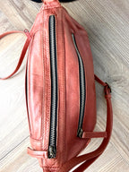 Derek Alexander Leather Crossbody Bag  view from top