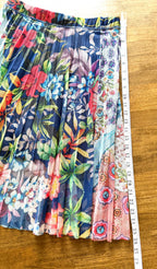 Desigual Patchwork Skirt at Blue Sparrow Shop measuring 26" long 