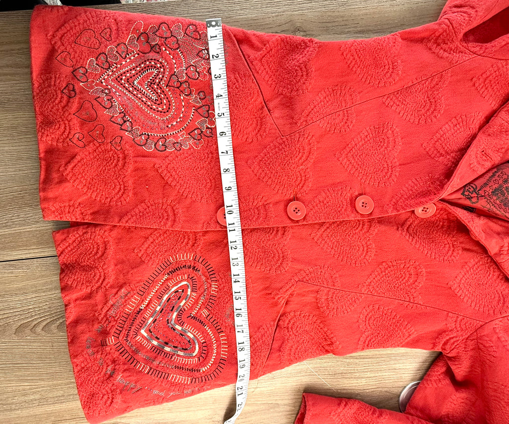 Desigual Heart Jacket | Size S