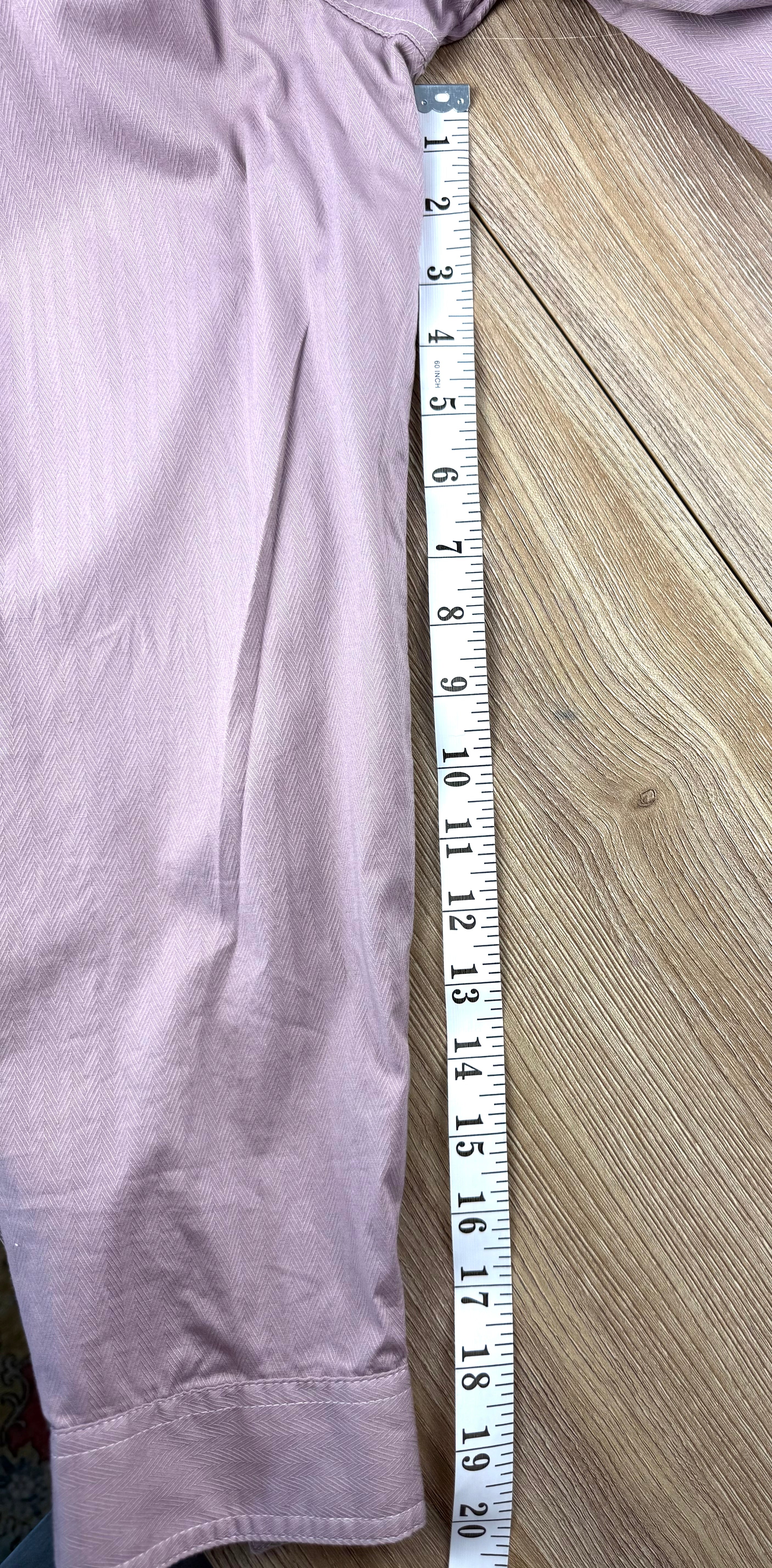 Dickies women's button front work shirt measuring 20" sleeve length