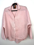 EDIN Expect the Unexpected 100% linen oversized shirt Made in Italy on hanger