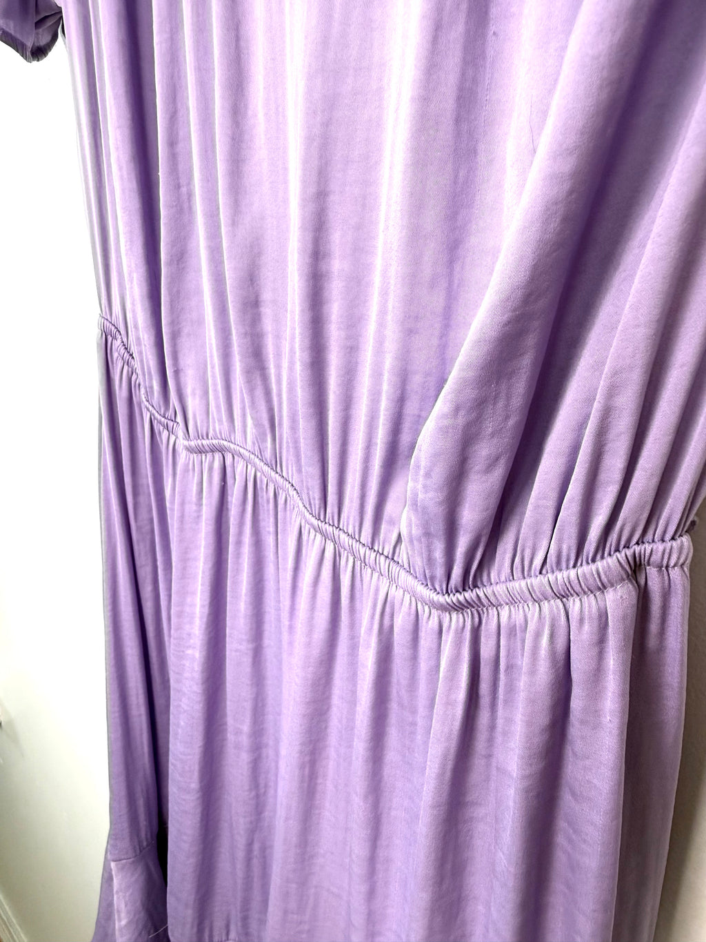 Elastic waist detail Simply Vera Vera Wang purple summer dress