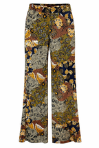 Esprit Patchwork Wide Leg Pants | Size S at Blue Sparrow Resale Shop