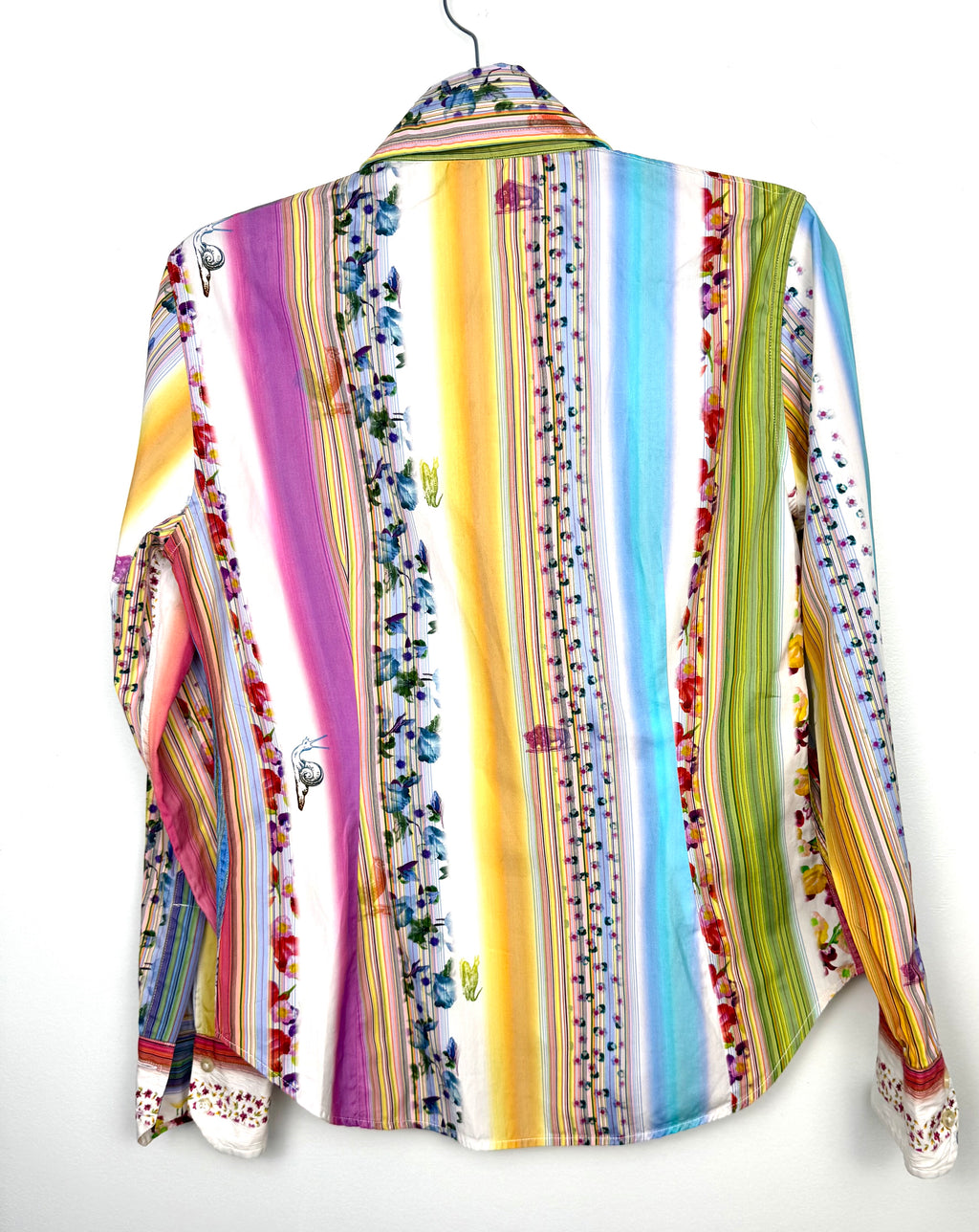 Etro Milano  Italian Designer Blouse back view 