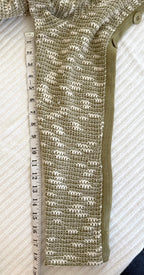 FDJ French Dressing Textured Button-Detail Sweater | Size XL measuring 18.5" sleeve