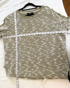FDJ French Dressing Textured Button-Detail Sweater | Size XL measuring 48" bust and 26" length