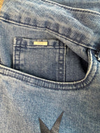 FDJ emblem on pocket of French Dressing Jeans | Olivia Fit | Size 10 at Blue Sparrow Shop 