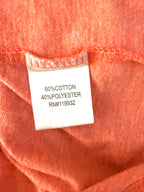 Fabric content tag showing 60% cotton, 40% polyester blend on Garth Brooks concert tee
