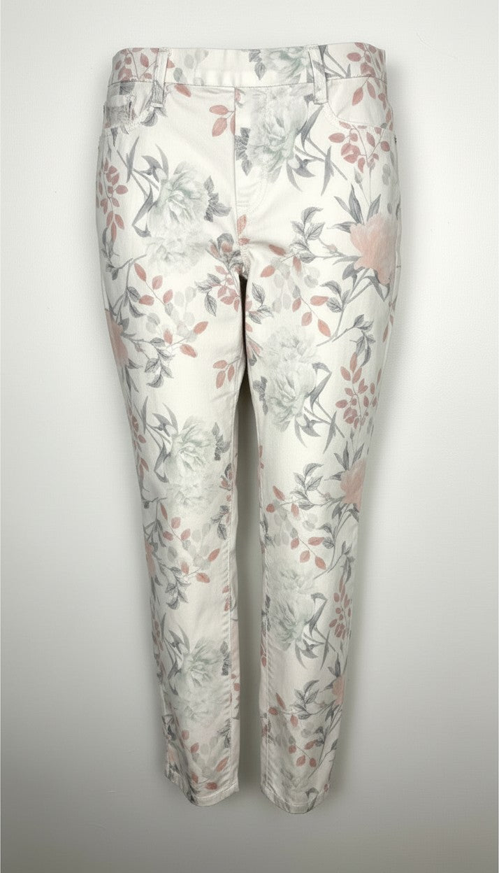 ribal Brand Floral Jegging Jeans | Size 12 at Blue Sparrow Shop