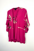 French Connection Floral Kimono | Romantic Boho Layering Piece at Blue Sparrow Shop on white background