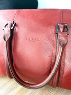 Front view of Ted Baker London Leather Travel bag 