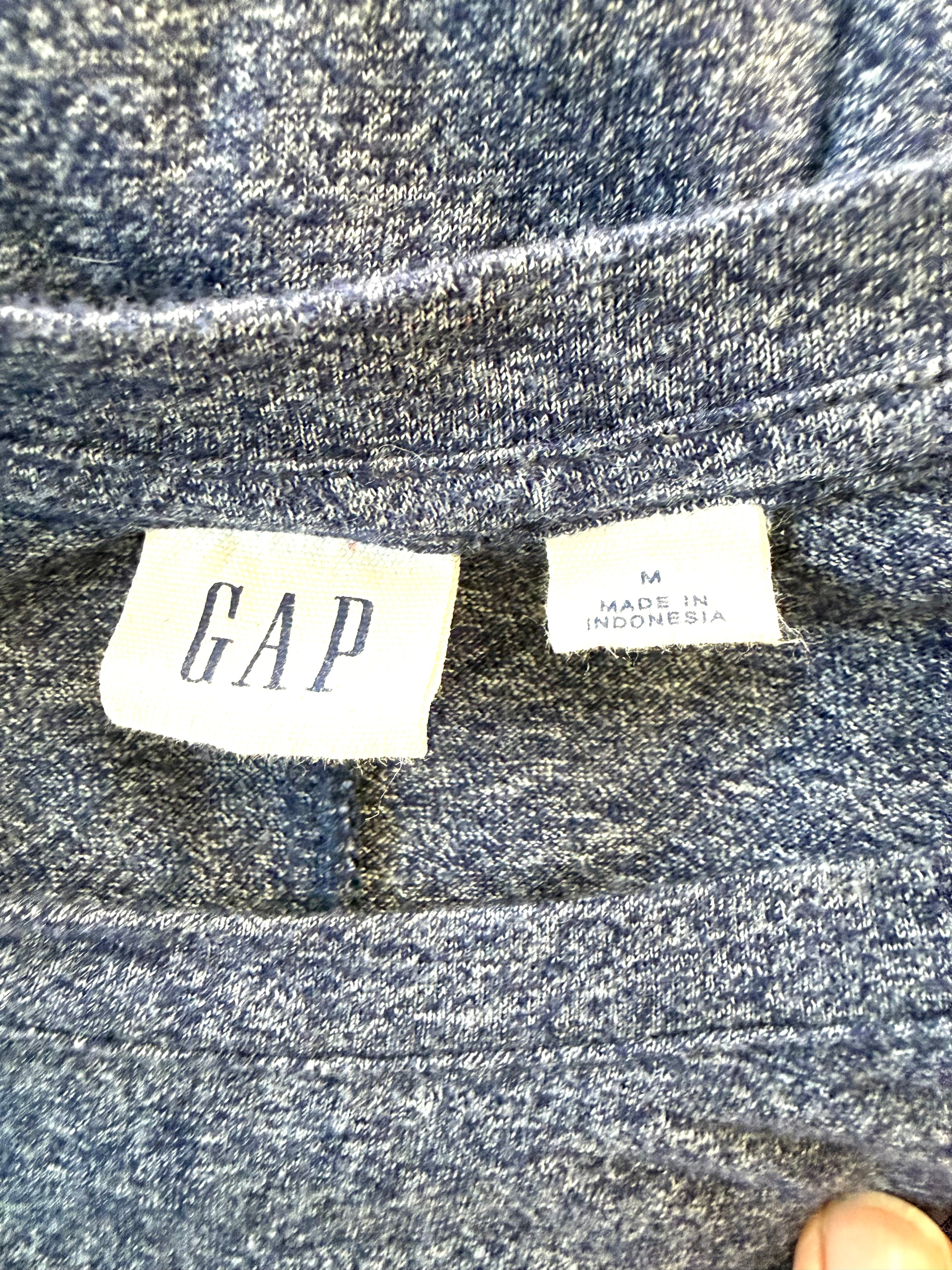 inside label on GAP Knotted Universally Flattering T-Shirt Dress | Size M at Blue Sparrow Shop 