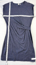 GAP Knotted Universally Flattering T-Shirt Dress | Size M at Blue Sparrow Shop  measuring 38" bust and 36" shoulder to hem 
