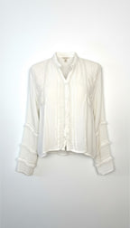 H&M Boho Cropped Peasant Blouse | OverSize S at Blue Sparrow Shop