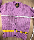 Guzzo 1969 Handmade Cotton Cable Knit Cardigan measuring 42" bust 