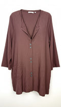 Habitat Button-Front Tunic | Size L  at Blue Sparrow Shop