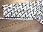 Habitat Striped Tunic Top Black and White Abstract Hem Habitat top resale measuring 14" sleeve 