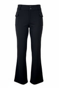 Halara Flared Petite Black Stretch Pants | Size L at Blue Sparrow Shop
