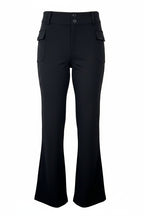 Halara Flared Petite Black Stretch Pants | Size L at Blue Sparrow Shop