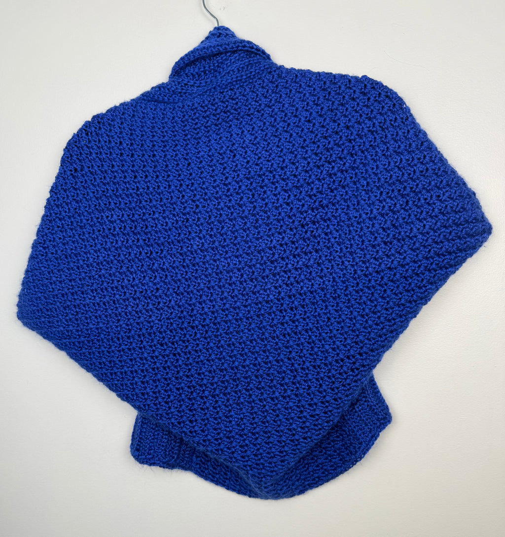 Hand Knit Bolero Convertible Shrug back view
